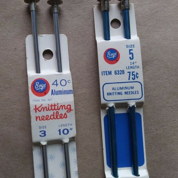2 Sets of Aluminum Vintage Knitting Needles (4 total) - Picture 3 of 6